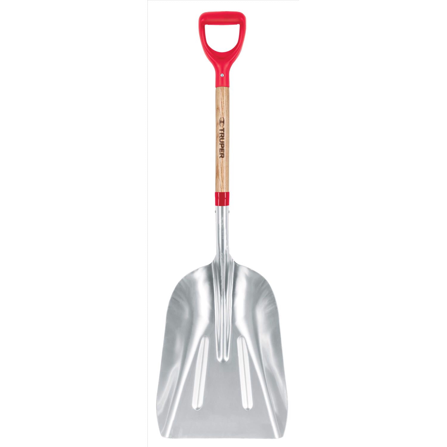 Truper Tru-Tough 45 in. Aluminum Scoop Transfer Shovel with Truper Tru-Tough 45 in. Aluminum Scoop Transfer Shovel with