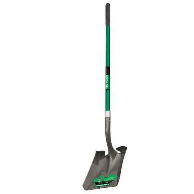 Truper TruTough 57 in. Steel Square Transfer Shovel Fiberglass Handle