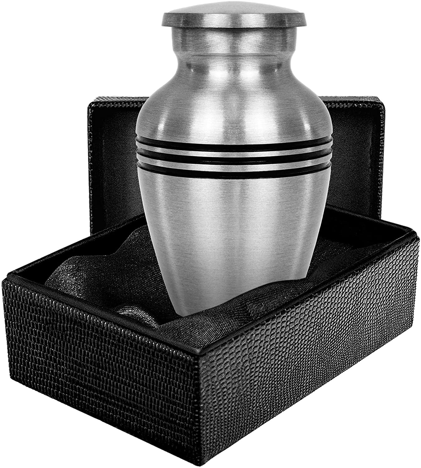 Trupoint Memorials Grace And Mercy Pewter Small Mini Keepsake Urn For ...