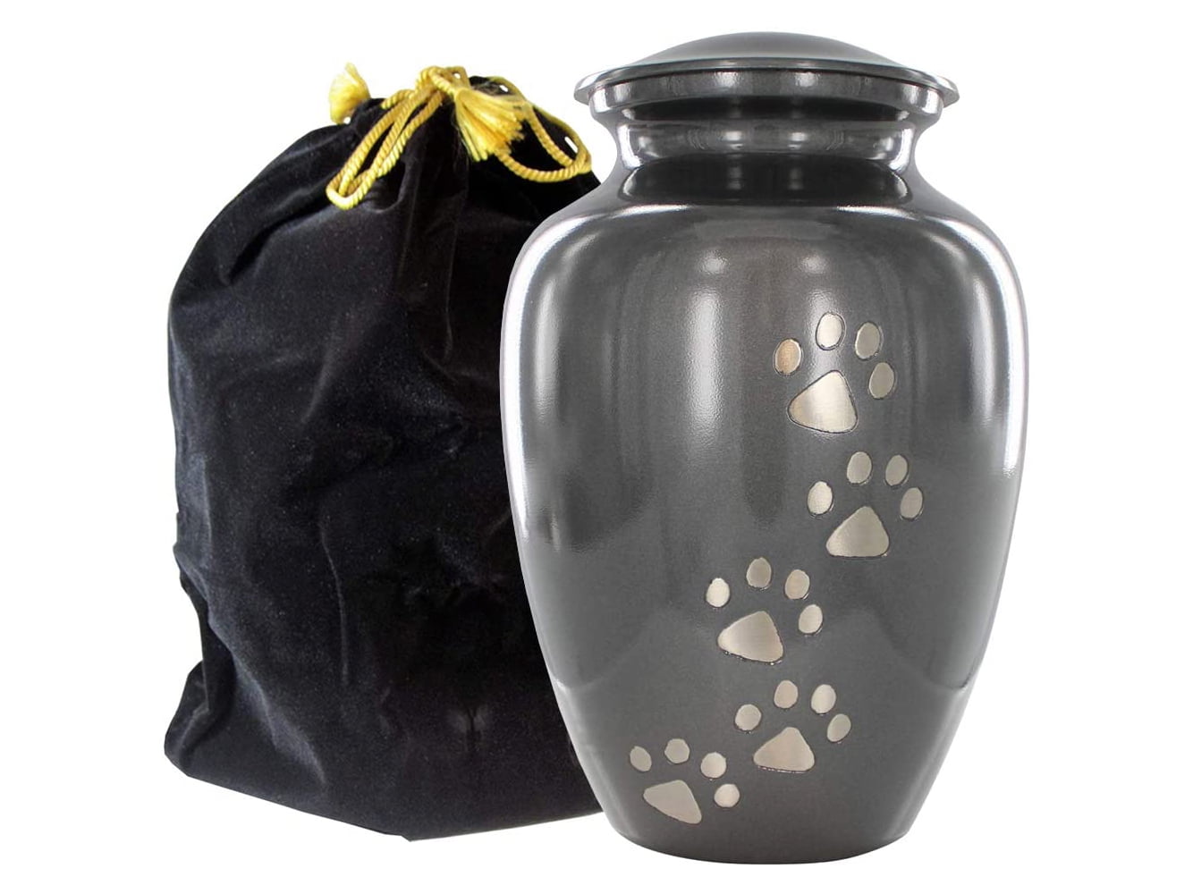 Trupoint Memorials Grey Pet Urns for Dogs Ashes A Loving Resting