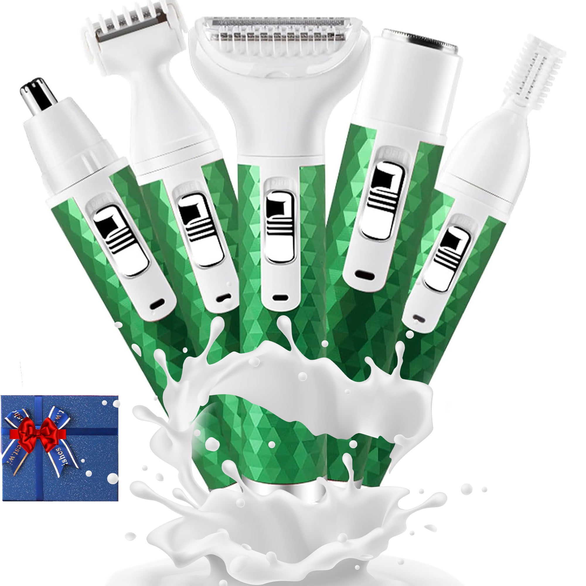 Truritual Beauty 5-in-1 Face & Body Trimmer, The Pink Galaxy Shaver ...