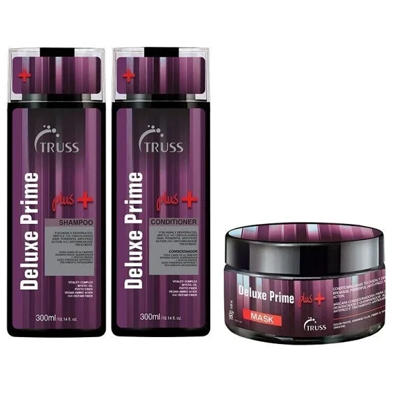 Truss Deluxe Prime Plus + Shampoo & Conditioner & Mask Set Bundle
