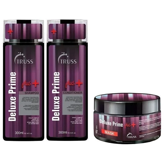 Truss Deluxe Prime Plus + Shampoo & Conditioner & Mask Set Bundle