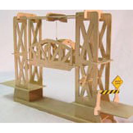 Truss Design Moving Lift Bridge Wooden Kit