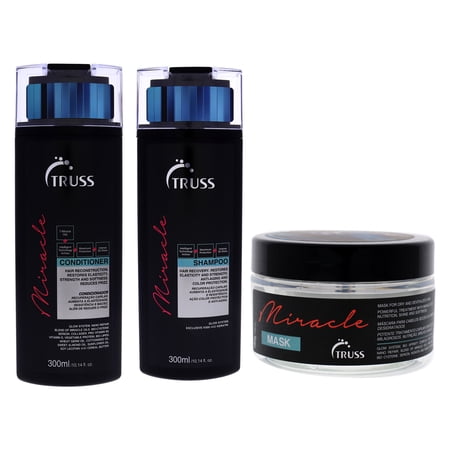 Truss Miracle Shampoo and Conditioner and Mask Kit