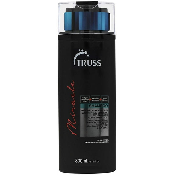 TRUSS Miracle Hair Shampoo, 10.14 oz, Anti-Aging & Color Protection with Keratin and Vitamin E, Restores Elasticity & Shine