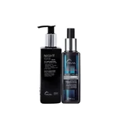 Truss Night Spa Serum - Overnight Hair Treatment Bundle with Professional Amino