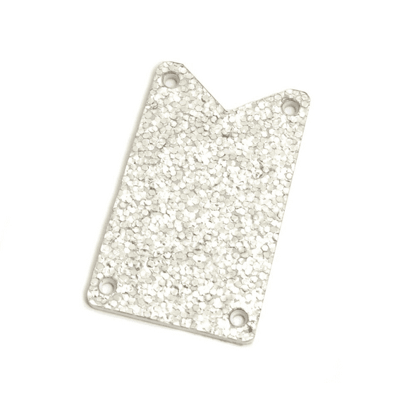 Truss Rod Cover For Gretsch Silver Falcon - SILVER SPARKLE, #006-2646-049