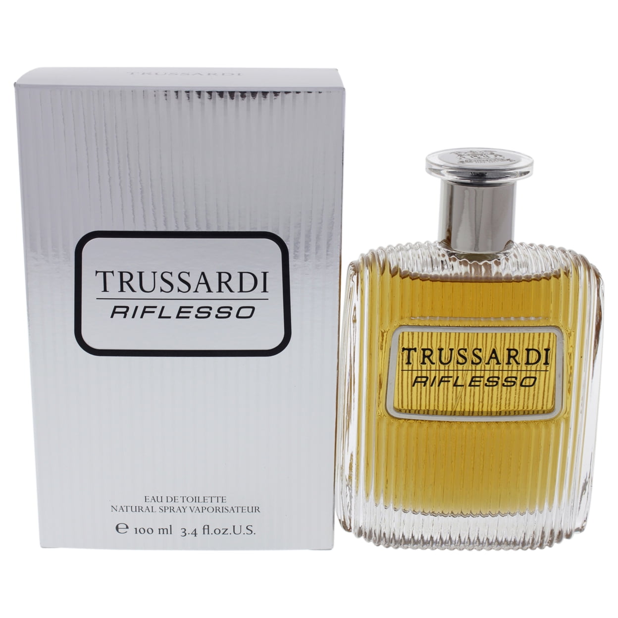 Trussardi Riflesso EDT Spray for Men, 3.4 oz, Lemon, Cognac