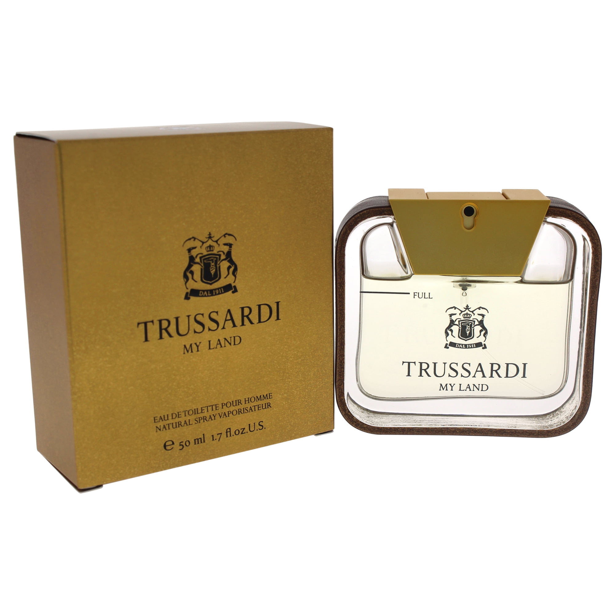 Trussardi My Land Eau De Toilette Für Herren – 100 Ml, Frischer Duft