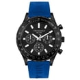 thumbnail image 1 of Trussardi R2451148001- T-Logo Tachymeter Black Dial Silicon Strap Quartz Men Watch, White, 1 of 3