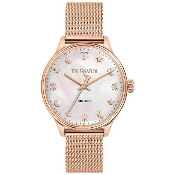Trussardi R2453130501- T-Complicity Mother Of Pearl Dial Quartz Women Watch, White