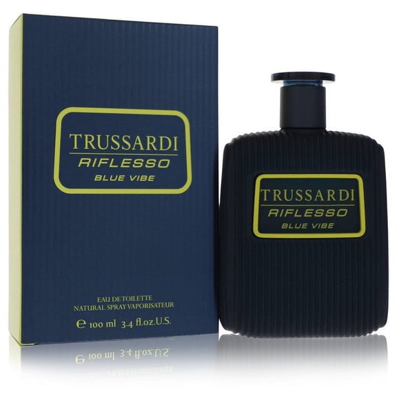 Trussardi Riflesso Blue Vibe Cologne By Trussardi Eau De Toilette Spray 3.4 oz