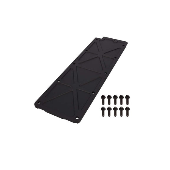 Trussed Style Engine Valley Cover for GM LS2 LS3 LS7 and LSX - Black
