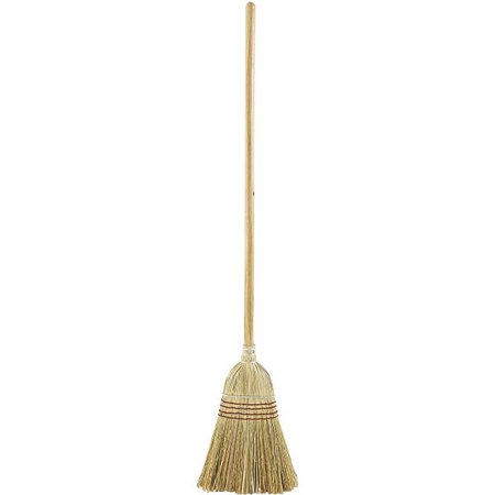 Trust Corn Whisk Broom w/ 57" Handle, Red Thread (2 Unit)