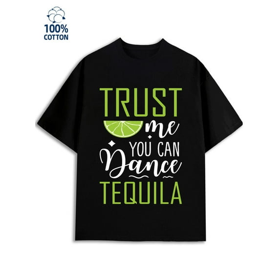 Trust Me Dance for men funny humor 180G 100% Cotton black funny humor vintage Basic Unisex Shirt Graphic tshirts Vintage Unisex Shirt Short Sleeve tshirts Basic Unisex Shirt Graphic Tee tshirts