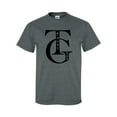 thumbnail image 1 of Trust God Christian Unisex Short Sleeve T-shirt-Dark Heather Grey-Medium, 1 of 4