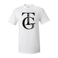 thumbnail image 1 of Trust God Christian Unisex Short Sleeve T-shirt-White-Small, 1 of 4