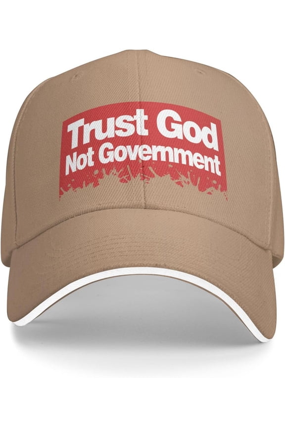 Trust God Not Government Baseball Caps Men Women Windproof Breathable Fashion Hat Athletic