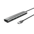 thumbnail image 1 of Trust Halyx 7 Port USB Hub 3.2 Gen 1, Slim Adapter with USB-C Power Port, Fast 5 Gbps Data Spee, 1 of 2