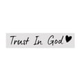 thumbnail image 1 of "Trust In God" Rearview Mirror Sticker - Black Car Decal for Cars, Trucks, Motorcycles, SUVs, 1 of 3