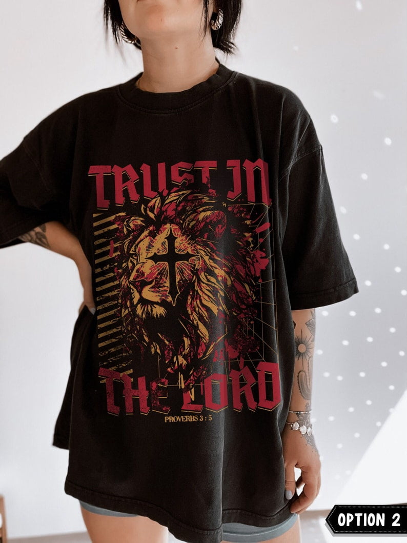 Trust In The Lord Christian Streetwear Crewneck Faith Based Merch ...