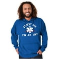 thumbnail image 1 of Trust Me An EMT Emergency Medical Tech Unisex Plus Fleece Graphic Hoodie Brisco Brands 3X, 1 of 5