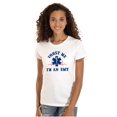 thumbnail image 1 of Trust Me An EMT Emergency Medical Tech Womens Fitted Plus Size Graphic Tee Brisco Brands 3X, 1 of 5