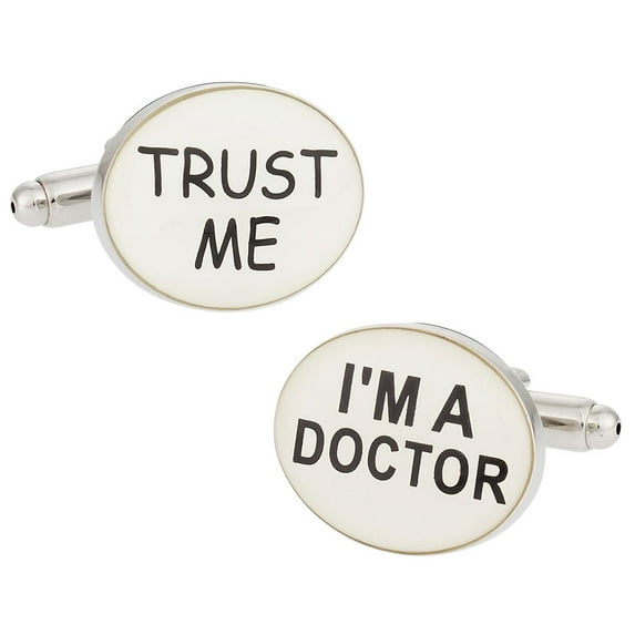 Trust Me Doctor Physician Cufflinks by Cuff-Daddy