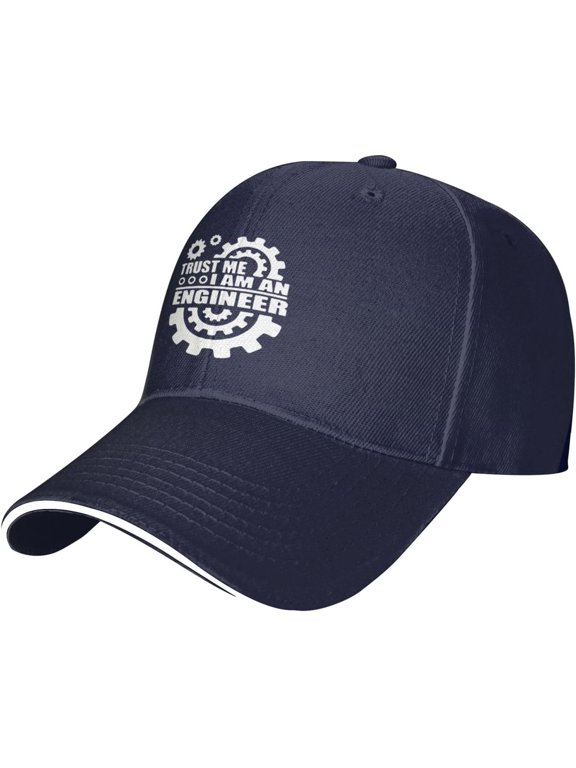 Trust Me I Am A Nuclear Engineer Hat for Men Women Adjustable Baseball Cap Black Trucker Hat Outdoors