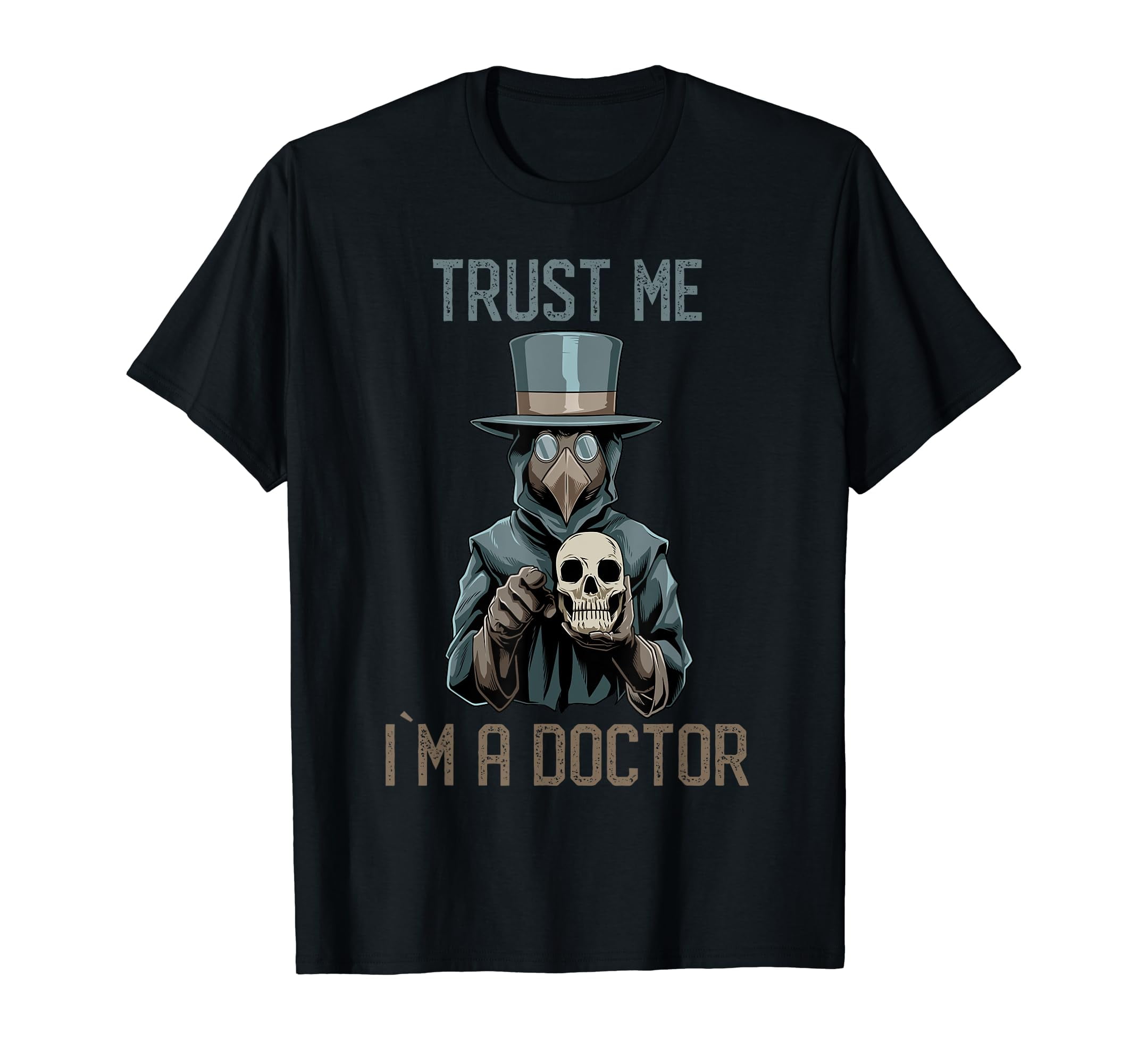 Trust Me I am A Doctor Plague Doctor Medieval Vintage Men T-Shirt ...
