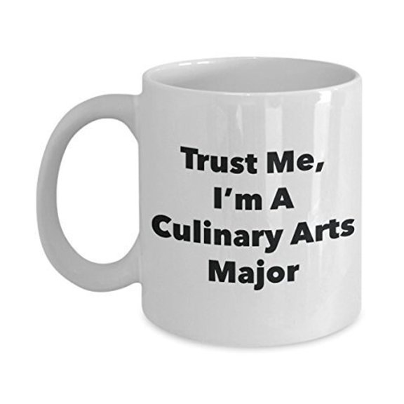 Trust Me, I'm A Culinary Arts Major Mug - Funny Coffee Cup - Cute Graduation Gag Gifts Ideas for Friends and Classmates