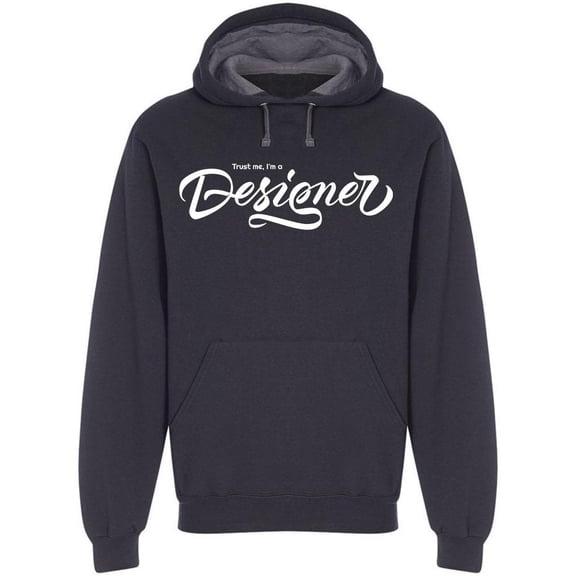 Trust Me, I'm A Designer Hoodie Men -Image by Shutterstock, Male Medium