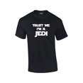 thumbnail image 1 of Trust Me I'm A Jedi Short Sleeve T-shirt Funny Retro Humorous Saracastic -Black-5Xl, 1 of 6