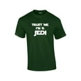 thumbnail image 1 of Trust Me I'm A Jedi Short Sleeve T-shirt Funny Retro Humorous Saracastic -Forest-4Xl, 1 of 4