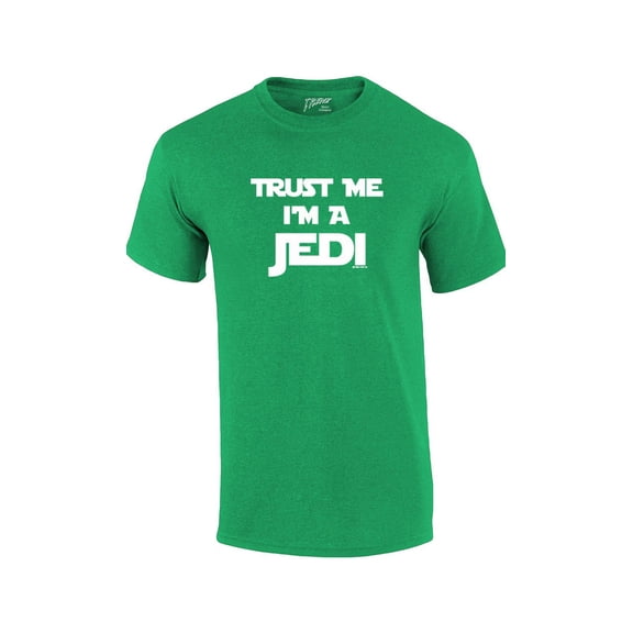 Trust Me I'm A Jedi Short Sleeve T-shirt Funny Retro Humorous Saracastic -Kelly-Medium