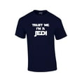 thumbnail image 1 of Trust Me I'm A Jedi Short Sleeve T-shirt Funny Retro Humorous Saracastic -Navy-XXXL, 1 of 4