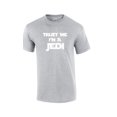 thumbnail image 1 of Trust Me I'm A Jedi Short Sleeve T-shirt Funny Retro Humorous Saracastic -Sportsgray-Large, 1 of 4