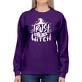 thumbnail image 1 of Trust Me I'm A Witch Sweatshirt Women -Image by Shutterstock, Female Medium, 1 of 4