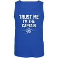 thumbnail image 1 of Trust Me I'm The Captain Mens Tank Top Royal 3X-LG, 1 of 1