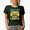 thumbnail image 1 of Trust Me, I'm a Gamer with Game Controller, Military Green T-Shirt, Medium, 1 of 5