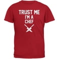 thumbnail image 1 of Trust Me Im A Chef Red Adult T-Shirt - Medium, 1 of 1