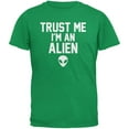 thumbnail image 1 of Trust Me Im An Alien Irish Green Adult T-Shirt - Medium, 1 of 1