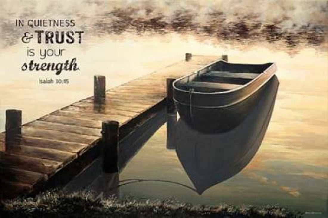 Trust (Quiet Morning) Canvas Art - Bruce Nawrocke (24 x 36)