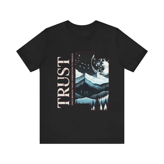 Trust Rebuilt in the Mountains - Jersey Short Sleeve Tee