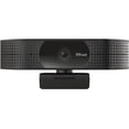 thumbnail image 1 of Trust TW-350 4K Webcam with Tripod Stand Black - 24422, 1 of 4