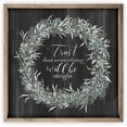 thumbnail image 1 of Trust That Everything Will Be Alright Rustic Framed Wood Farmhouse Wall Sign 12x12 (Frame Included), 1 of 1