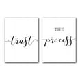 thumbnail image 1 of Trust The Process, Set of 2 Posters, Minimalist Art, Typography Art, Bedroom Wall Decor, 1 of 5