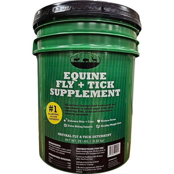 Trust Think Products P0025EQ Equine Fly & Tick Supplement - 25 lbs