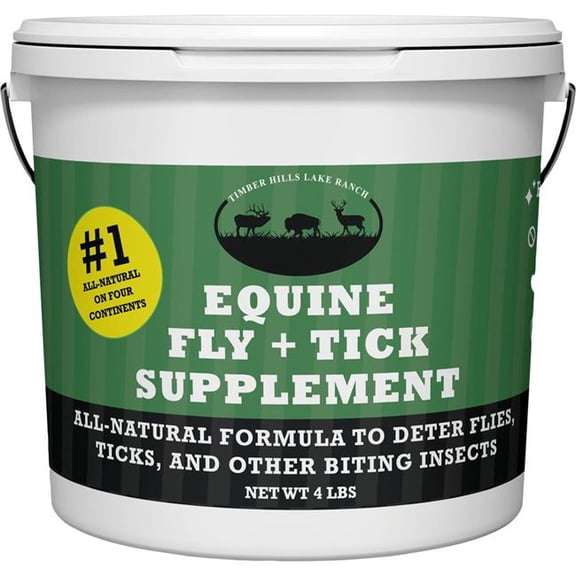 Trust Think Products P0004EQ Equine Fly & Tick Supplement - 4 lbs - Case of 4
